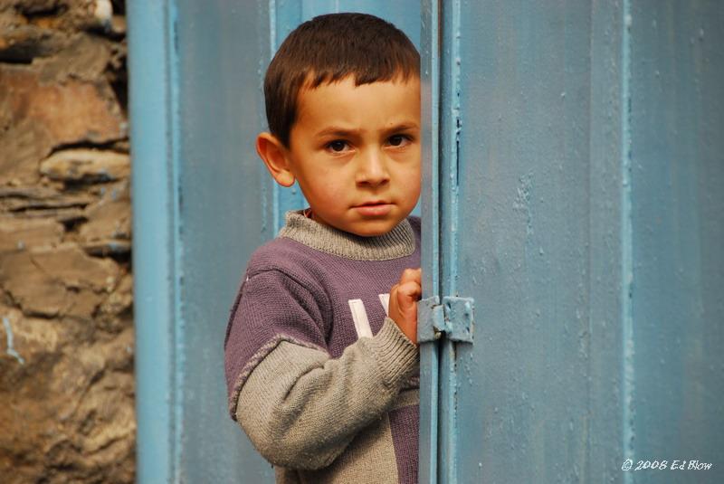 Such a shy boy.jpg - Kazbegi Village